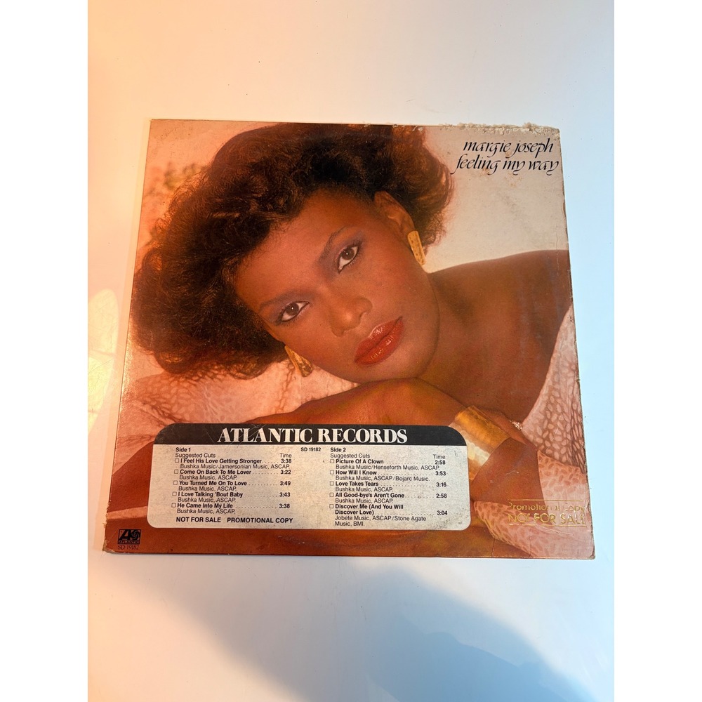 Margie Joseph‎ Feeling My Way Atlantic Records Vinyl LP Record Album SD 18182